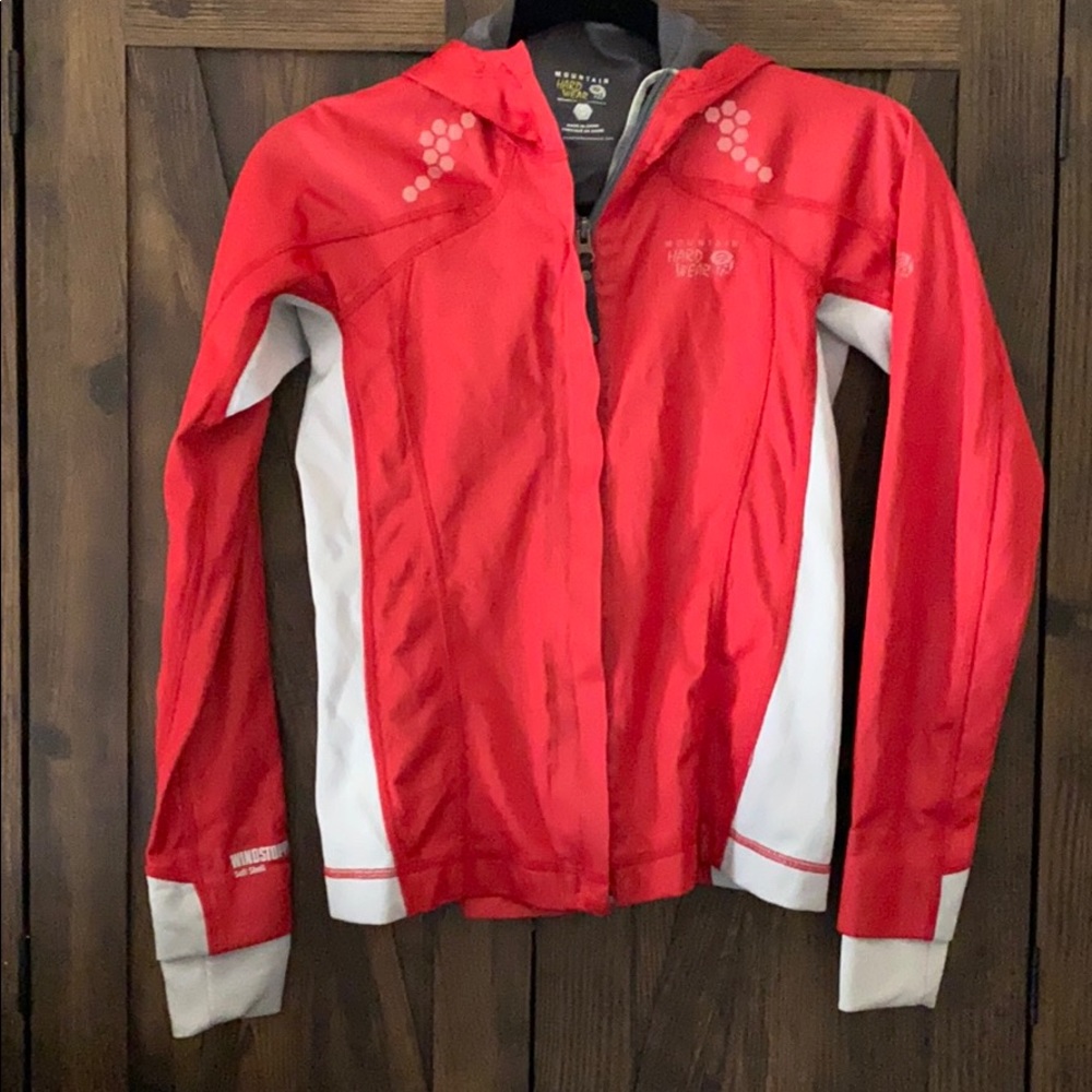 Mountain hard wear windstopper jacket shell XS